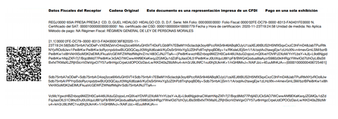Datos Fiscales CFE