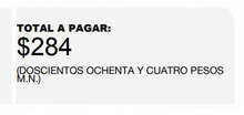 Recibo luz pago